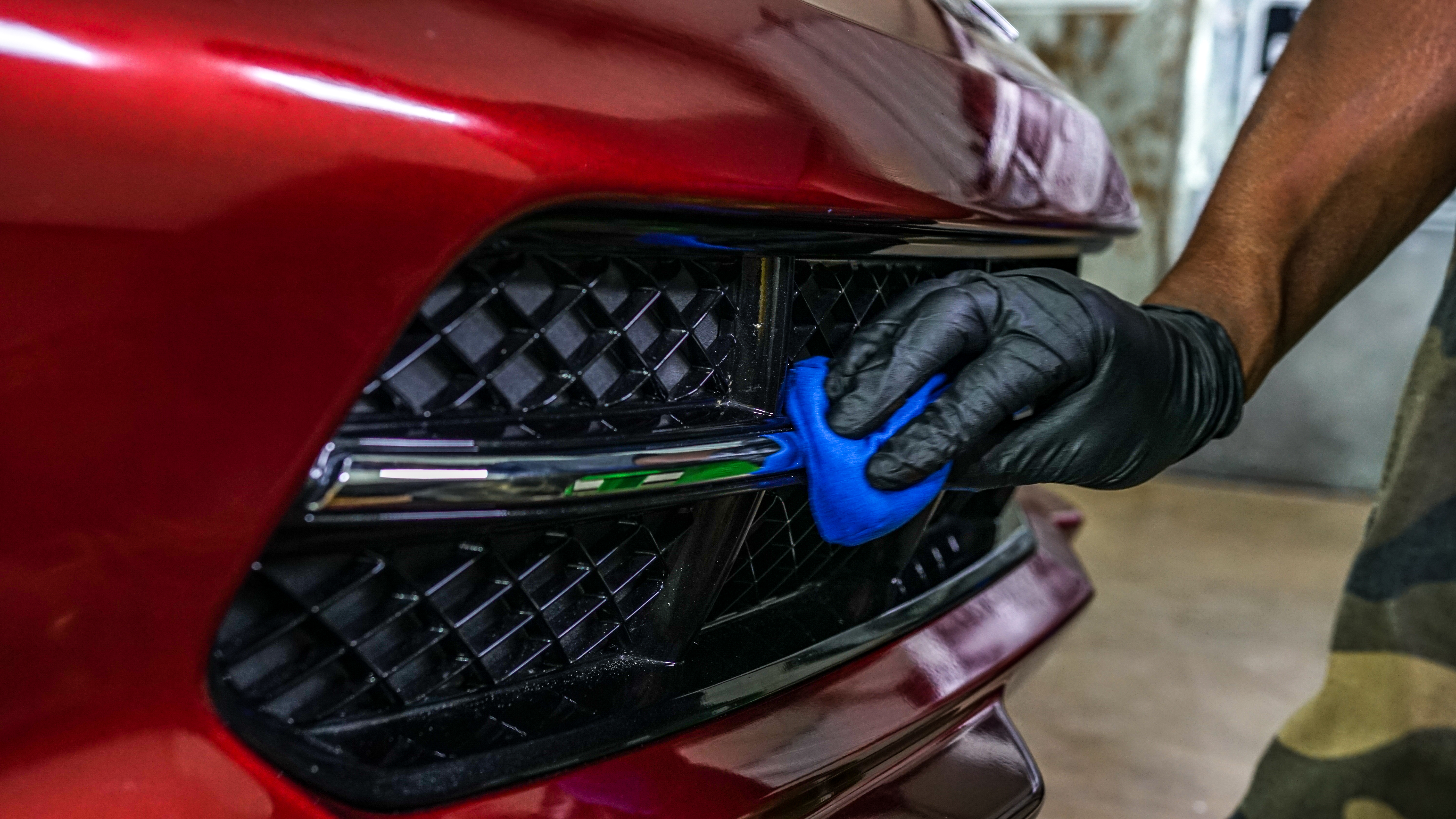 Corvette grille detail close-up